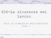 Legge 626, sicurezza sul lavoro????