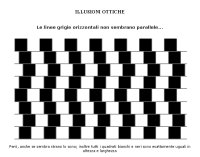 Una serie di illusioni ottiche