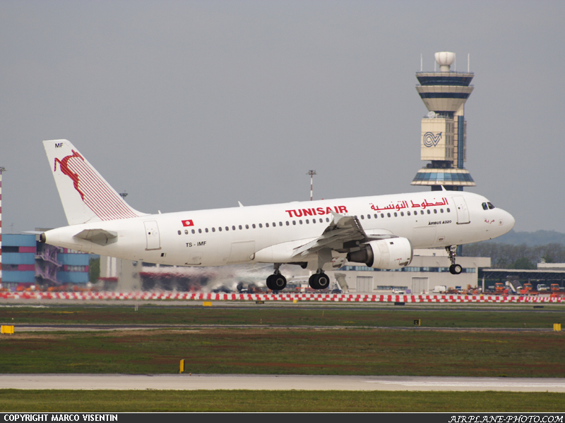 Photo Tunisair Airbus A320-211
