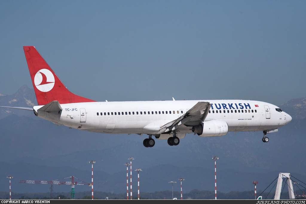 Photo Turkish Airlines Boeing 737-8F2